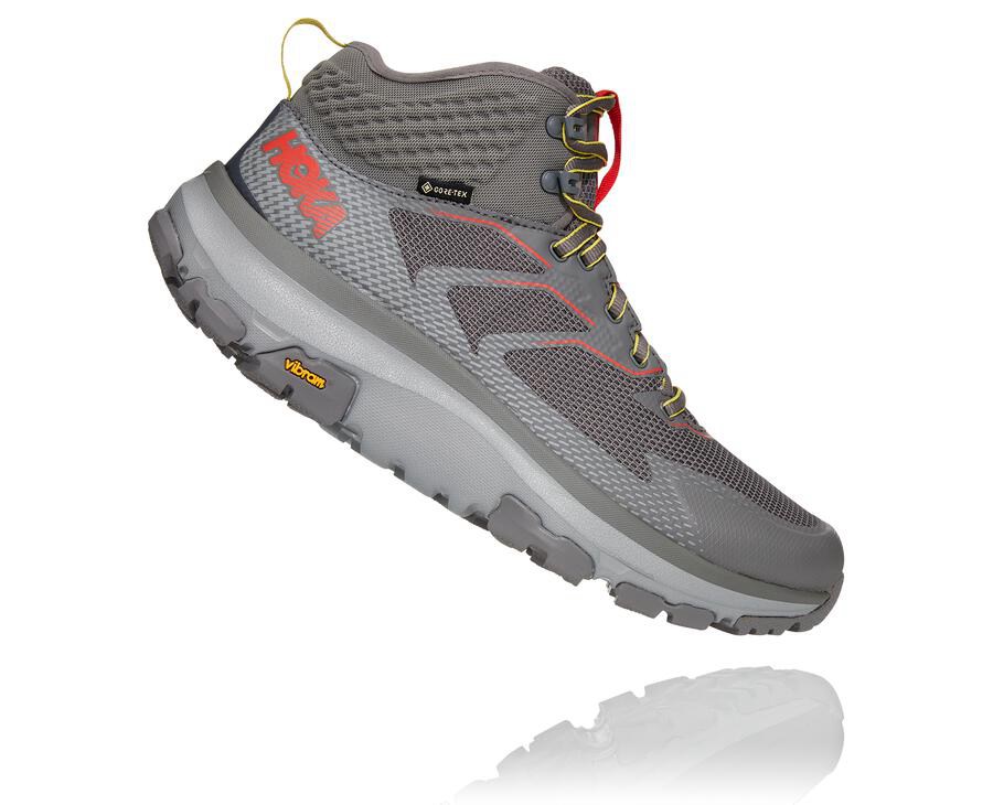 Hoka One One Wandelschoenen Heren - Toa Gore-Tex - Grijs - RO7219854